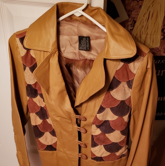 NWOT Terri Lewis Classic Luxuries Leather Jacket - Picture 6 of 6